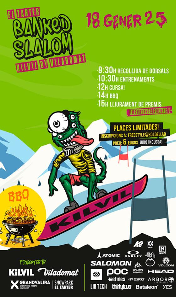 Cartell banked slalom