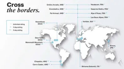 Map of international stations